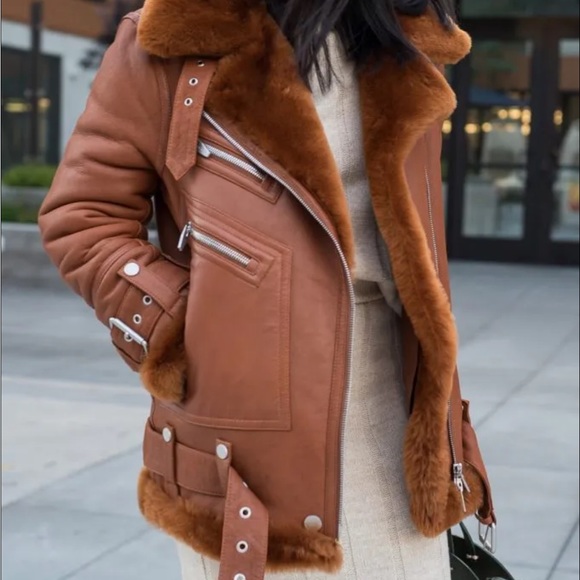 The Arrivals MOYA shearling jacket - excellent condition - Picture 4 of 16